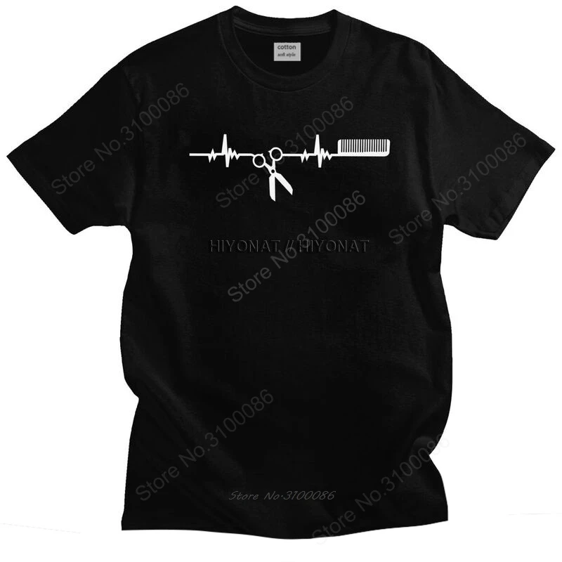 Hairdressing Hearbeat Barber Tshirt Men Short Sleeves Casual T Shirt Urban Hairdresser T-shirts Fitted 100% Cotton Tees Gift
Hairdressing Hearbeat Barber Tshirt Men Short Sleeves Casual T Shirt Urban Hairdresser T-shirts Fitted 100% Cotton Tees Gift
