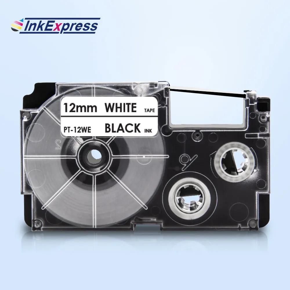 InkExpress 12mm XR-12WE Tape For CASIO XR-12WE Label Tape Black on White Printer Ribbon For CASIO Label Maker KL-100 KL-120
InkExpress 12mm XR-12WE Tape For CASIO XR-12WE Label Tape Black on White Printer Ribbon For CASIO Label Maker KL-100 KL-120