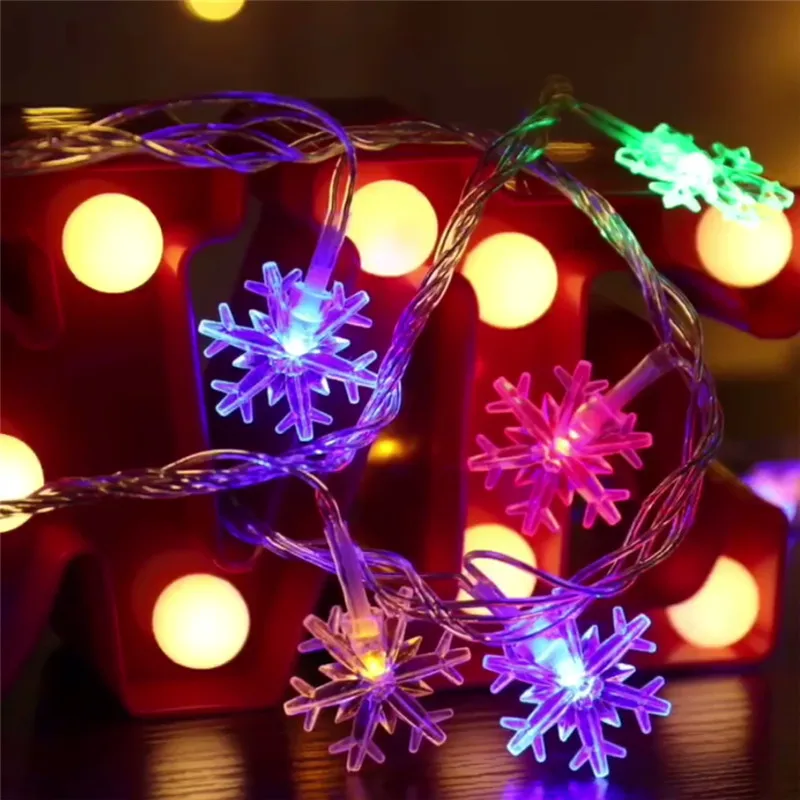 Snowflake Fairy String Lights Battery Powered 2021New Year Christmas Decorations for Home Christmas Tree Decoration Xmas Garland
Snowflake Fairy String Lights Battery Powered 2021New Year Christmas Decorations for Home Christmas Tree Decoration Xmas Garland