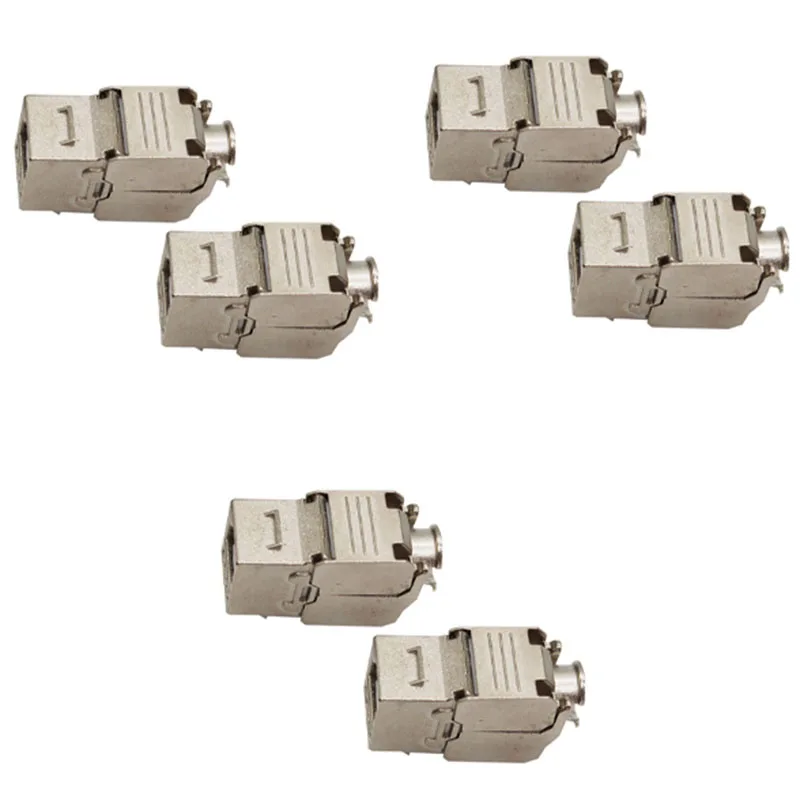 6Pcs CAT6A Super Category 6 Zinc Alloy Shielding Module Gigabit FTP Free Printing Module
6Pcs CAT6A Super Category 6 Zinc Alloy Shielding Module Gigabit FTP Free Printing Module