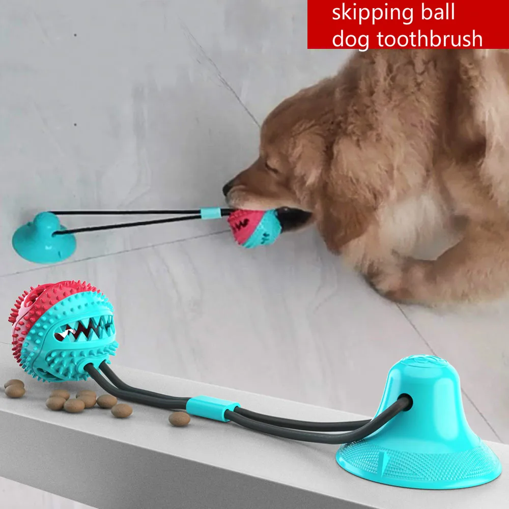 Indestructible Dog Toy Silicon Suction Cup Tug Dog Push Ball Toy Pet Leakage Food Toys Pet Tooth Cleaning Dogs Toothbrush Brush
Indestructible Dog Toy Silicon Suction Cup Tug Dog Push Ball Toy Pet Leakage Food Toys Pet Tooth Cleaning Dogs Toothbrush Brush