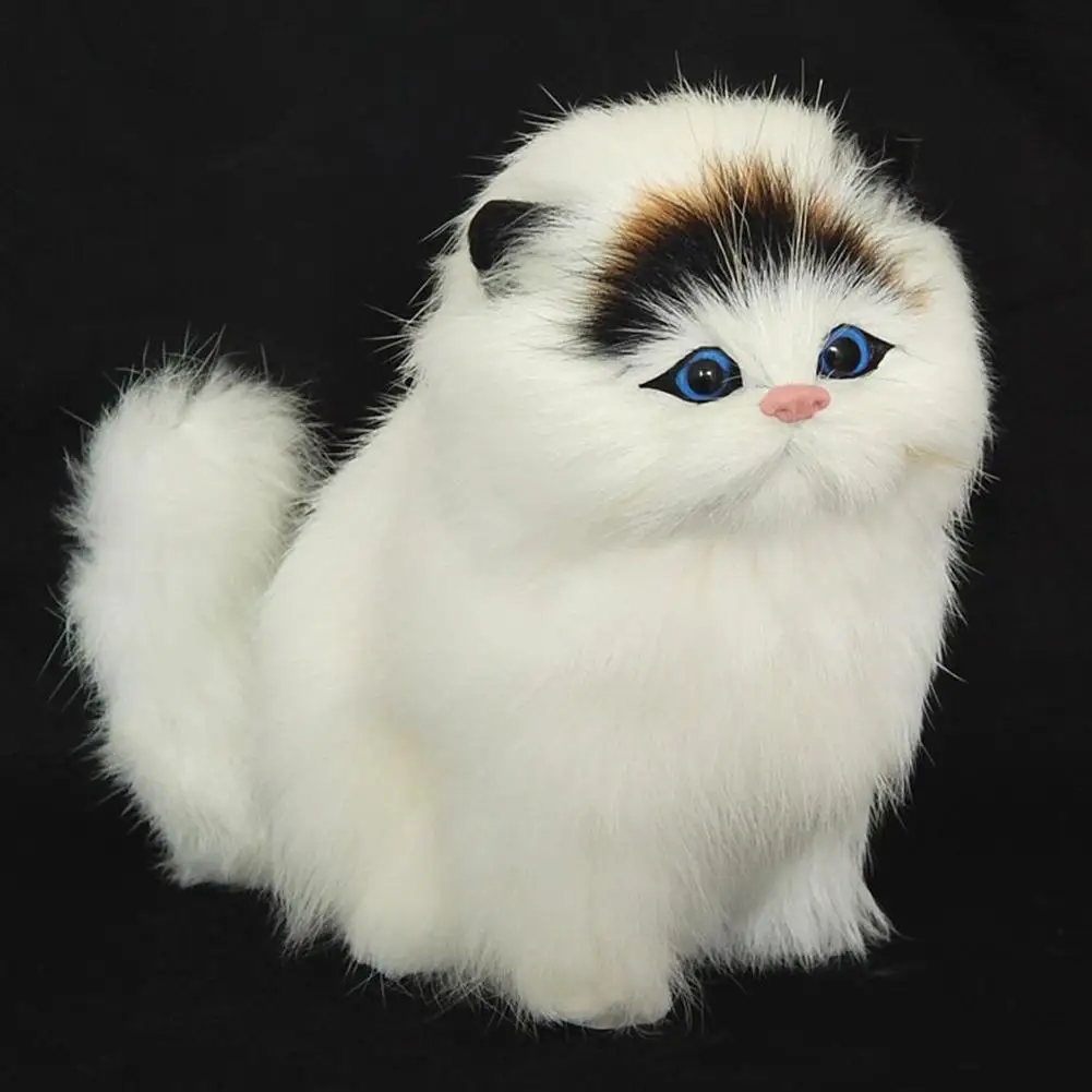 Plush Simulation Cat Electronic Pet Doll Imitation Animal Toy with Sound Function Children's Cute Pet Toy Model Christmas Gift
Plush Simulation Cat Electronic Pet Doll Imitation Animal Toy with Sound Function Children's Cute Pet Toy Model Christmas Gift