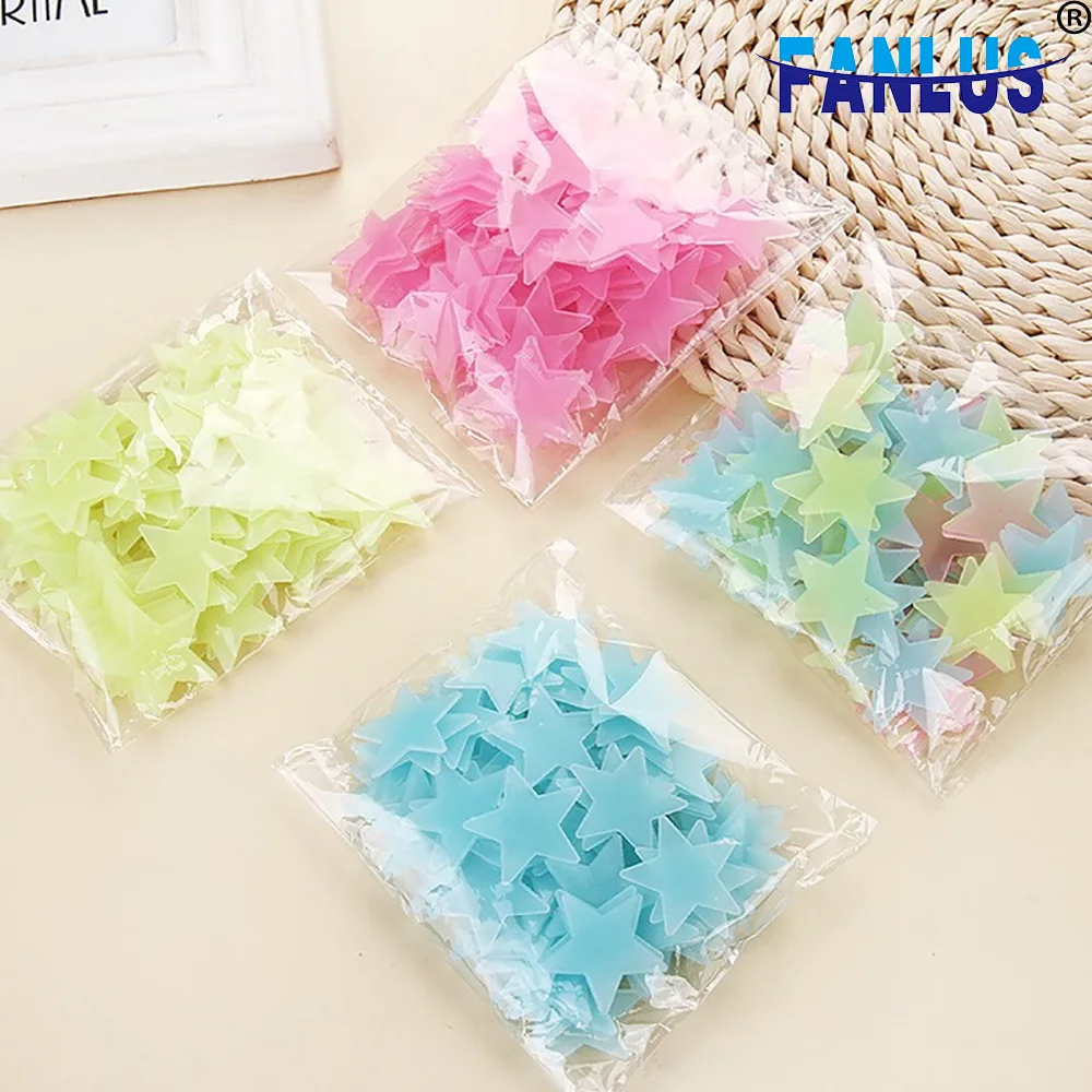 100pcs Luminous Wall Stickers Glow In The Dark Stars Sticker Decals for Kids Baby Rooms Colorful Fluorescent Stickers Home Decor
100pcs Luminous Wall Stickers Glow In The Dark Stars Sticker Decals for Kids Baby Rooms Colorful Fluorescent Stickers Home Decor