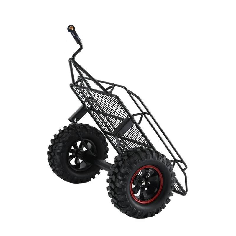 Металлический прицеп автомобильный грузовой перевозчик для 1/10 RC Rock Crawler Traxxas TRX4