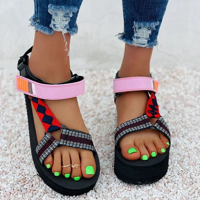 Hook&loop Women's Platform Sandals Shoes Womens Sandals Summer Sandles Indoor Outdoor Beach Flat Shoes for Woman Open Toe Shoes
Hook&loop Women's Platform Sandals Shoes Womens Sandals Summer Sandles Indoor Outdoor Beach Flat Shoes for Woman Open Toe Shoes