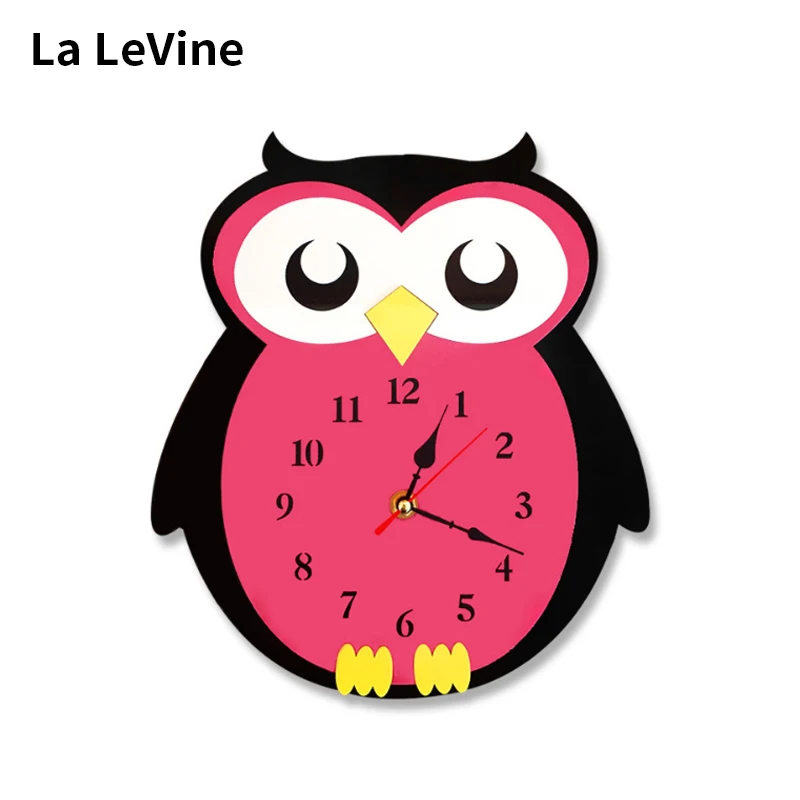 LA LEVINE Owl Wall Clock 3D Cartoon Children Acrylic Creative Decoration Clock Mute Movement Living Room Bedroom Art Tools 1 Pcs
LA LEVINE Owl Wall Clock 3D Cartoon Children Acrylic Creative Decoration Clock Mute Movement Living Room Bedroom Art Tools 1 Pcs