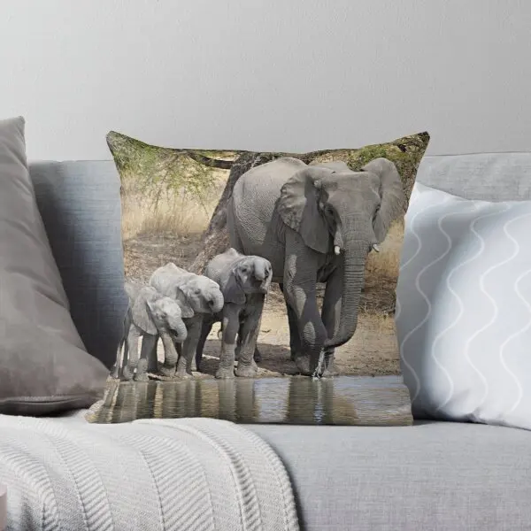 Декоративный чехол-наволочка с принтом слона, мамы и младенцев
Декоративный чехол-наволочка с принтом слона, мамы и младенцев