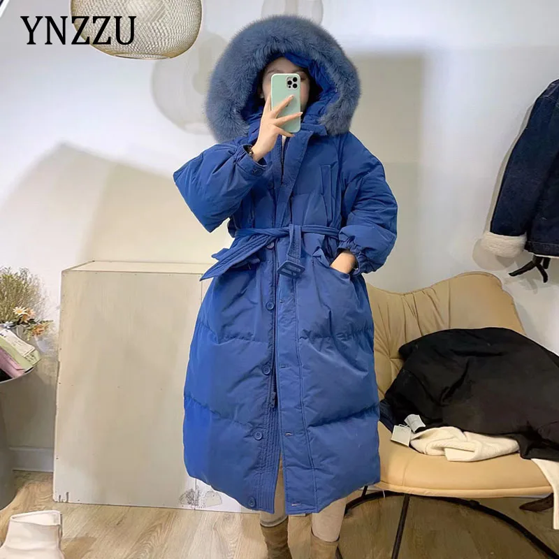 2021 Winter Warm Down coat Women Solid Furry Fox Fur Collar White Duck Down Jacket Female Hooded pockets parka Chic YNZZU 1O094
2021 Winter Warm Down coat Women Solid Furry Fox Fur Collar White Duck Down Jacket Female Hooded pockets parka Chic YNZZU 1O094