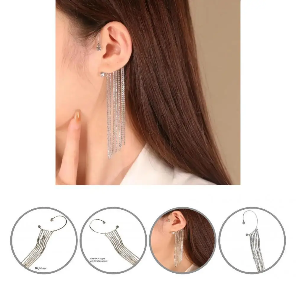 1Pc Tassel Earring Unique Copper Elegant Luxury Full Rhinestone Tassel Earring for Gift Dangle Earring Drop Earring
1Pc Tassel Earring Unique Copper Elegant Luxury Full Rhinestone Tassel Earring for Gift Dangle Earring Drop Earring