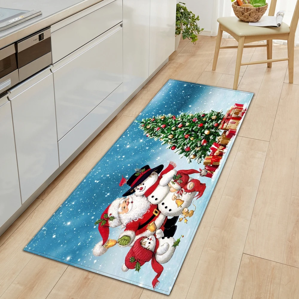 Christmas Pattern Kitchen Mat For Floor Entrance Doormat Home Bedroom Hallway Long Carpet Bathroom Anti-Slip Absorbent Rug 
Christmas Pattern Kitchen Mat For Floor Entrance Doormat Home Bedroom Hallway Long Carpet Bathroom Anti-Slip Absorbent Rug