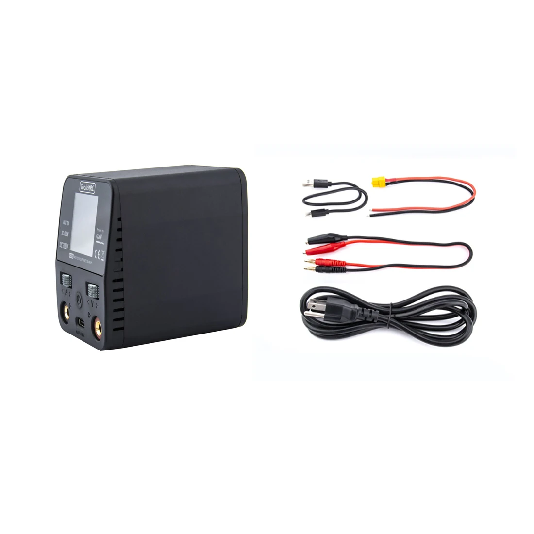 ToolkitRC P200 Mini 30V AC100W DC200W 10A GaN Adjustable Mini Desktop Power Supply USB Output
ToolkitRC P200 Mini 30V AC100W DC200W 10A GaN Adjustable Mini Desktop Power Supply USB Output