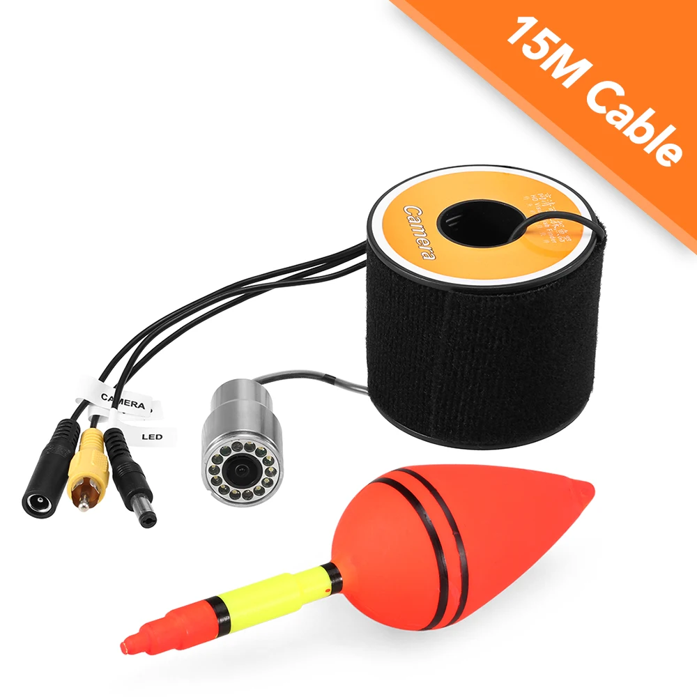 1200TVL Underwater Fishing Camera 12 LEDs Night Vision Waterproof Fish Shape Boat Ice Fishing Camera Accessories with 15m/30m/50
1200TVL Underwater Fishing Camera 12 LEDs Night Vision Waterproof Fish Shape Boat Ice Fishing Camera Accessories with 15m/30m/50