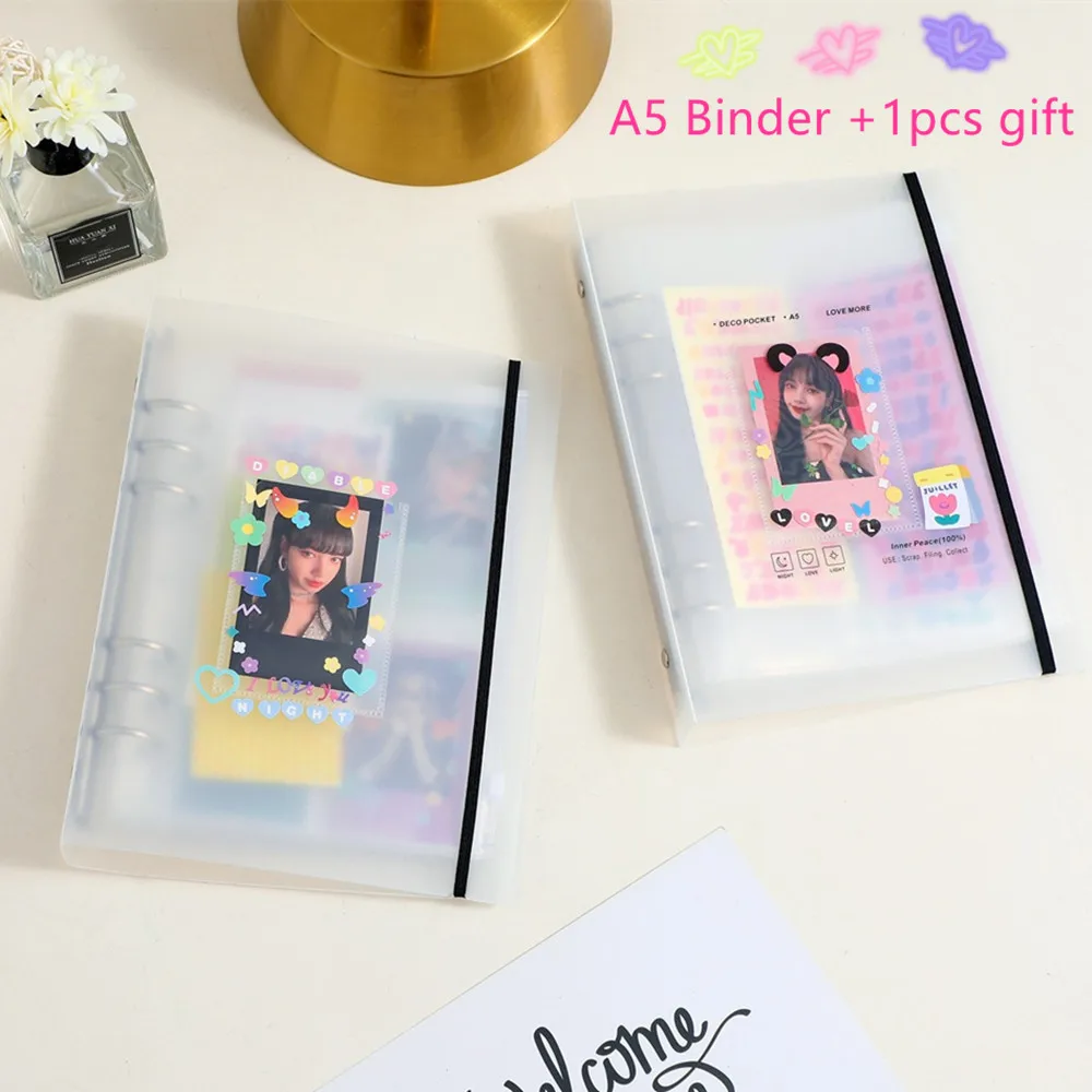 New A5 Binder Postcard Collect Book Korea Idol Star Photo Organizer Journal Diary Agenda Planner Bullet Cover School Stationery
New A5 Binder Postcard Collect Book Korea Idol Star Photo Organizer Journal Diary Agenda Planner Bullet Cover School Stationery