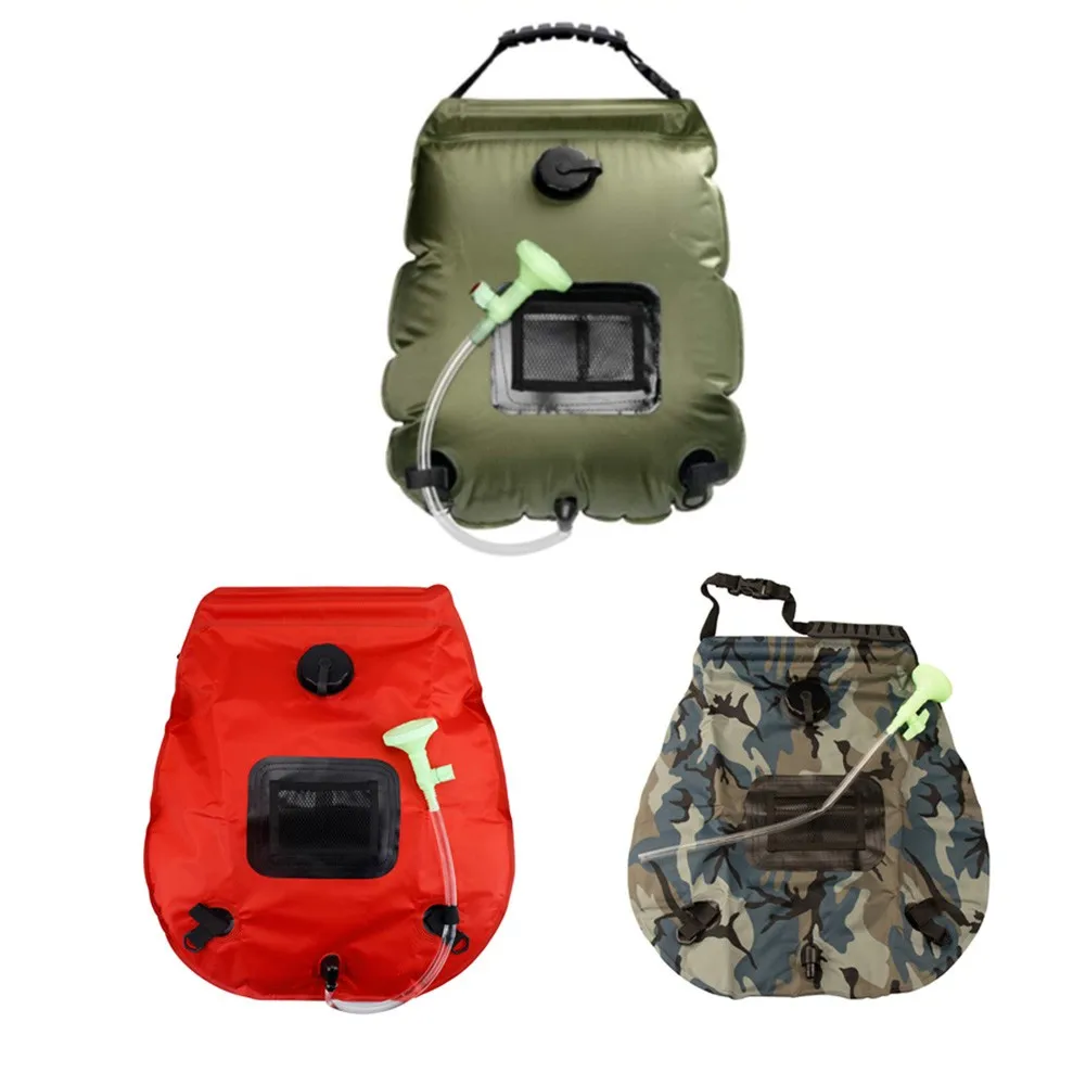 20L Outdoor Hiking Solar ShowerBag Heating Camping Shower Switchable Shower Head 20L Bath Water Bag Solar Heating Mesh Pocket
20L Outdoor Hiking Solar ShowerBag Heating Camping Shower Switchable Shower Head 20L Bath Water Bag Solar Heating Mesh Pocket