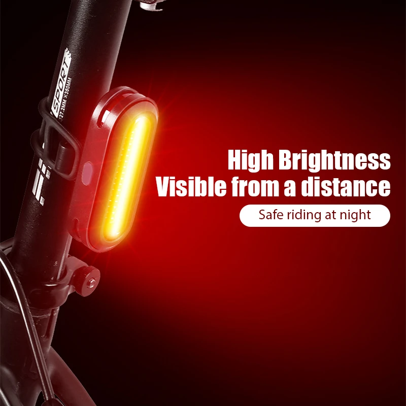 LED Taillight Bicycle Rear Light Riding Waterproof Safety Lamp MTB Cycling Safety Warning Light for 6 Mode with USB Rechargeable
LED Taillight Bicycle Rear Light Riding Waterproof Safety Lamp MTB Cycling Safety Warning Light for 6 Mode with USB Rechargeable