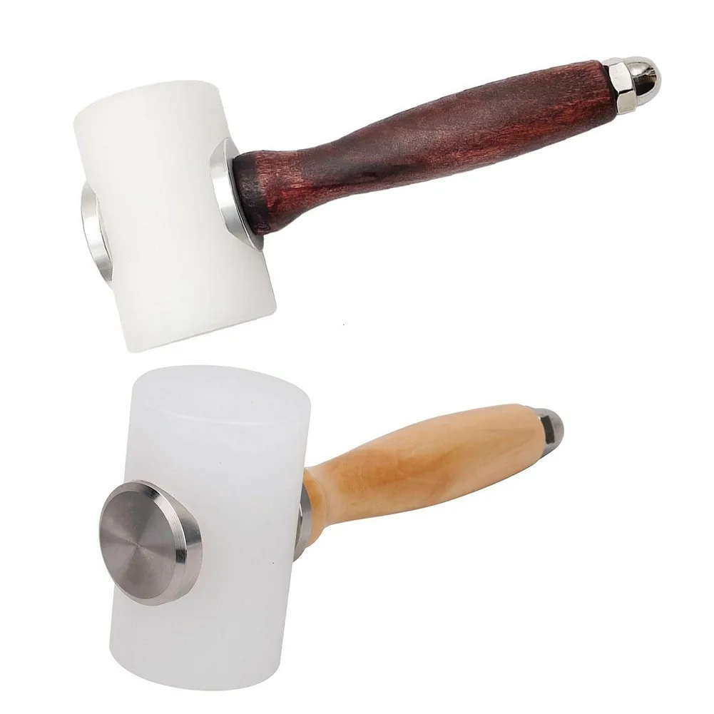 Leather Nylon Mallet Hammer Wooden Handle For Leathercraft Carving Stamping DIY Double Head Hammer T-hammers For Leather Carving
Leather Nylon Mallet Hammer Wooden Handle For Leathercraft Carving Stamping DIY Double Head Hammer T-hammers For Leather Carving