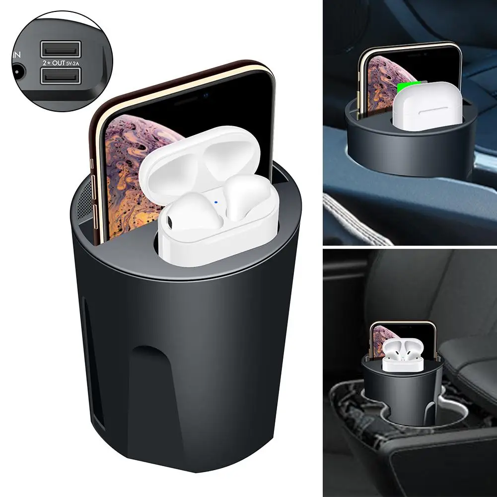 4 IN 1 Wireless Car Charger Water Cup Charging QI Dual USB For Apple Samsung Airpods XS MAX / XR / X / 8 PLUS Airpods Charging
4 IN 1 Wireless Car Charger Water Cup Charging QI Dual USB For Apple Samsung Airpods XS MAX / XR / X / 8 PLUS Airpods Charging