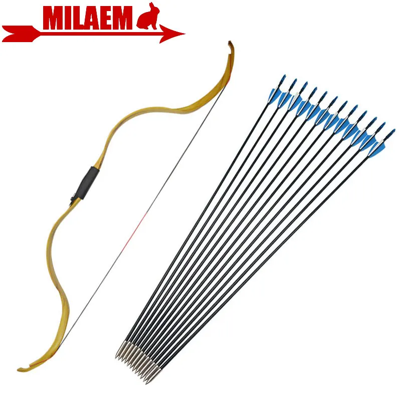 25lbs Archery Traditional Recurve Bow And Arrow Set Fiberglass Arrows Removable Bow Riser Longbow Hunting Shooting Accessories
25lbs Archery Traditional Recurve Bow And Arrow Set Fiberglass Arrows Removable Bow Riser Longbow Hunting Shooting Accessories