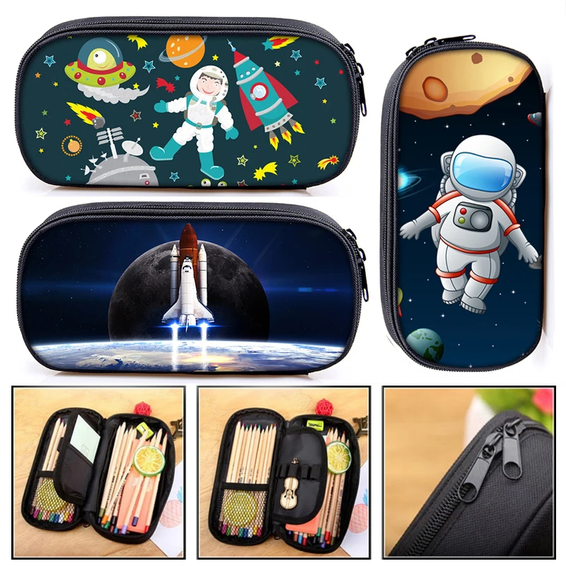 Astronaut / Spaceship Cosmetic Case Pencil Bag Starry Night Galaxy Kids Stationary Bag Boys Girls Pencil Box Kid School Supplies
Astronaut / Spaceship Cosmetic Case Pencil Bag Starry Night Galaxy Kids Stationary Bag Boys Girls Pencil Box Kid School Supplies