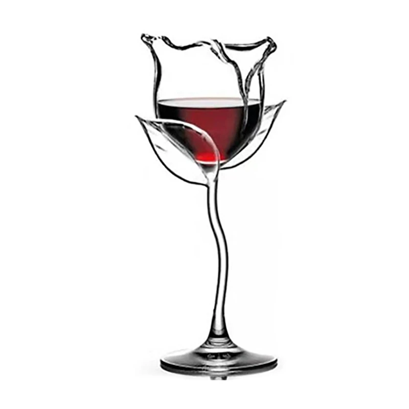 Fancy Red Wine Goblet Wine Cocktail Glasses Rose Flower Shape Wine Glass Party Barware Drinkware
Fancy Red Wine Goblet Wine Cocktail Glasses Rose Flower Shape Wine Glass Party Barware Drinkware