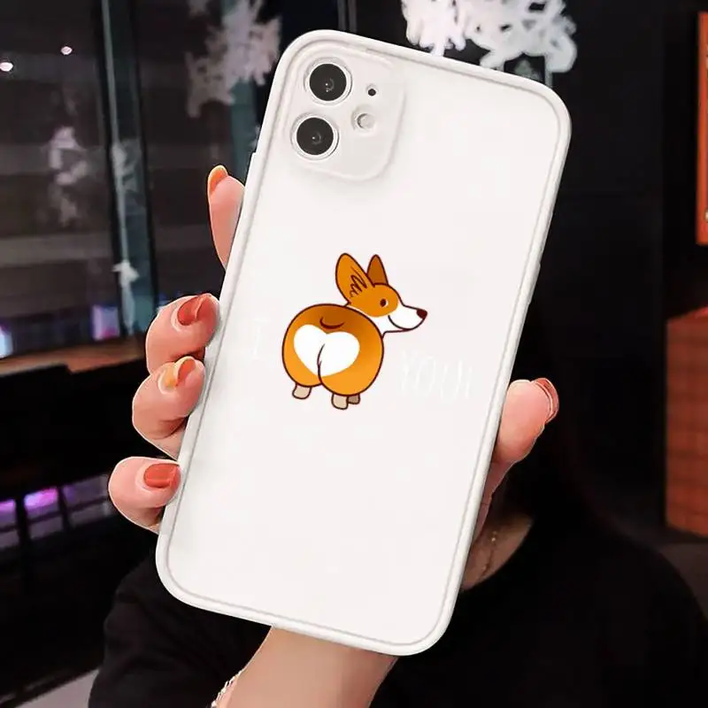 Corgi Funny Cute Dog Phone Case Clear matte transparent For white iPhone 7 8 x xs xr 11 12 pro plus max mini Funda
Corgi Funny Cute Dog Phone Case Clear matte transparent For white iPhone 7 8 x xs xr 11 12 pro plus max mini Funda