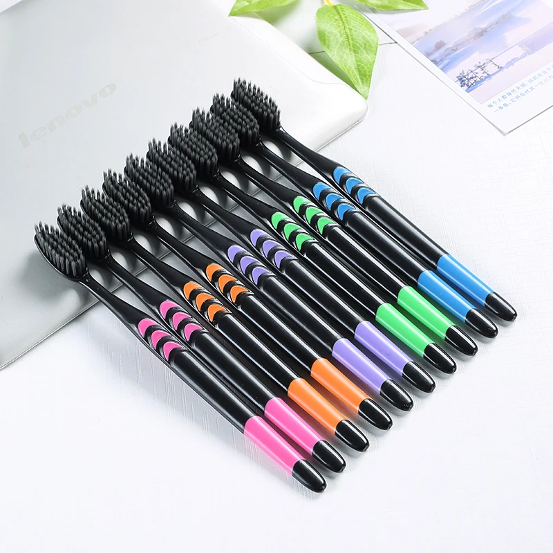 10pcs Toothbrush Soft Bristle Adult Bamboo Charcoal Household Fine Wool Toothbrush Antibacterial Men and Women Soft Family
10pcs Toothbrush Soft Bristle Adult Bamboo Charcoal Household Fine Wool Toothbrush Antibacterial Men and Women Soft Family