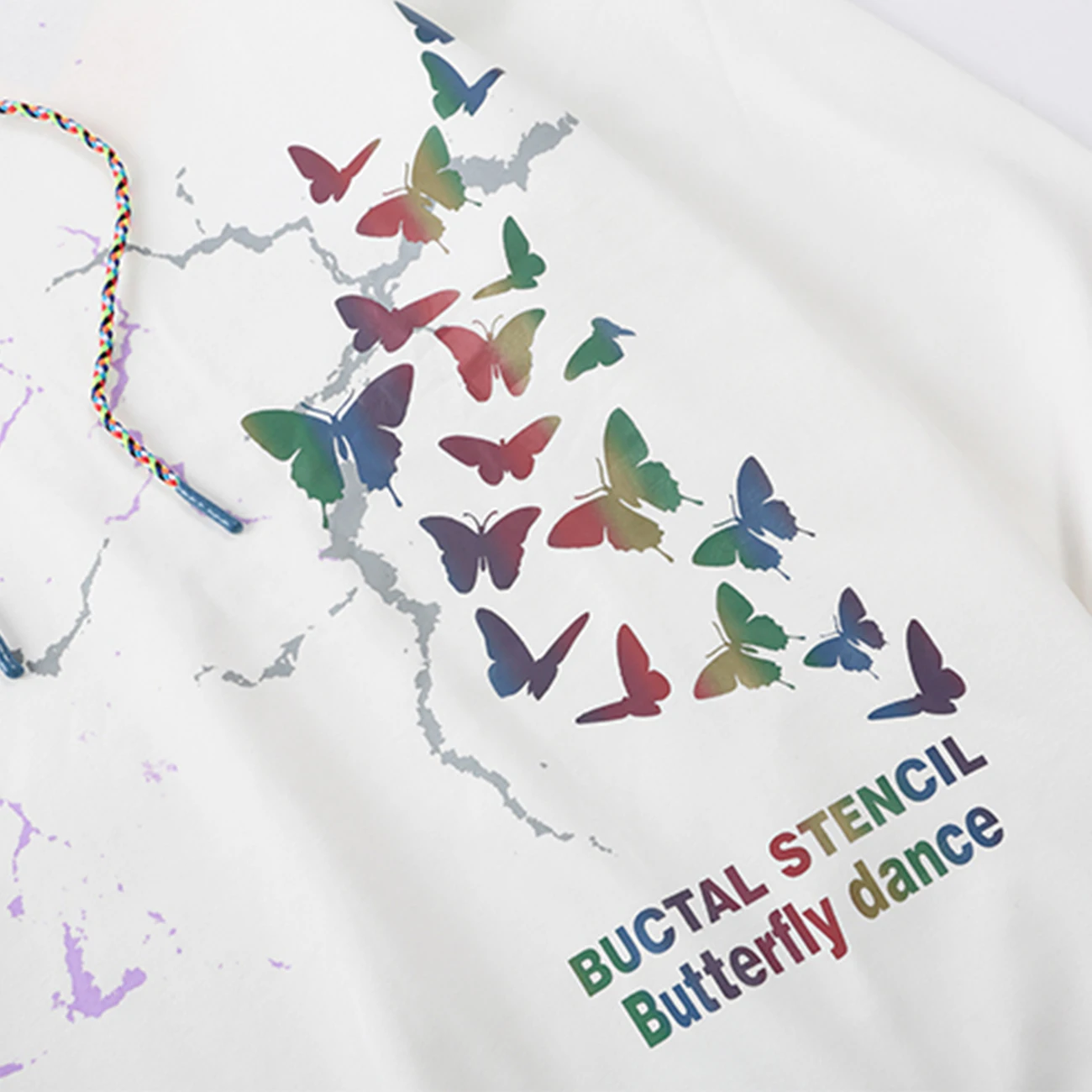 LACIBLE Cotton Pullover Hip Hop Streetwear Hoodie Sweatshirt Lightning Reflective Butterfly Print Harajuku Hoodie Men Black
LACIBLE Cotton Pullover Hip Hop Streetwear Hoodie Sweatshirt Lightning Reflective Butterfly Print Harajuku Hoodie Men Black