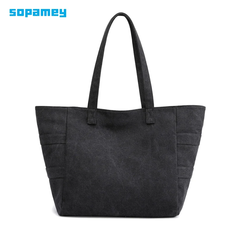Women Canvas Shoulder Bag Fashion Solid Designer All-Match Female Tote Handbag Waterproof Large Capacity Shopping Bags Bolsos
Women Canvas Shoulder Bag Fashion Solid Designer All-Match Female Tote Handbag Waterproof Large Capacity Shopping Bags Bolsos