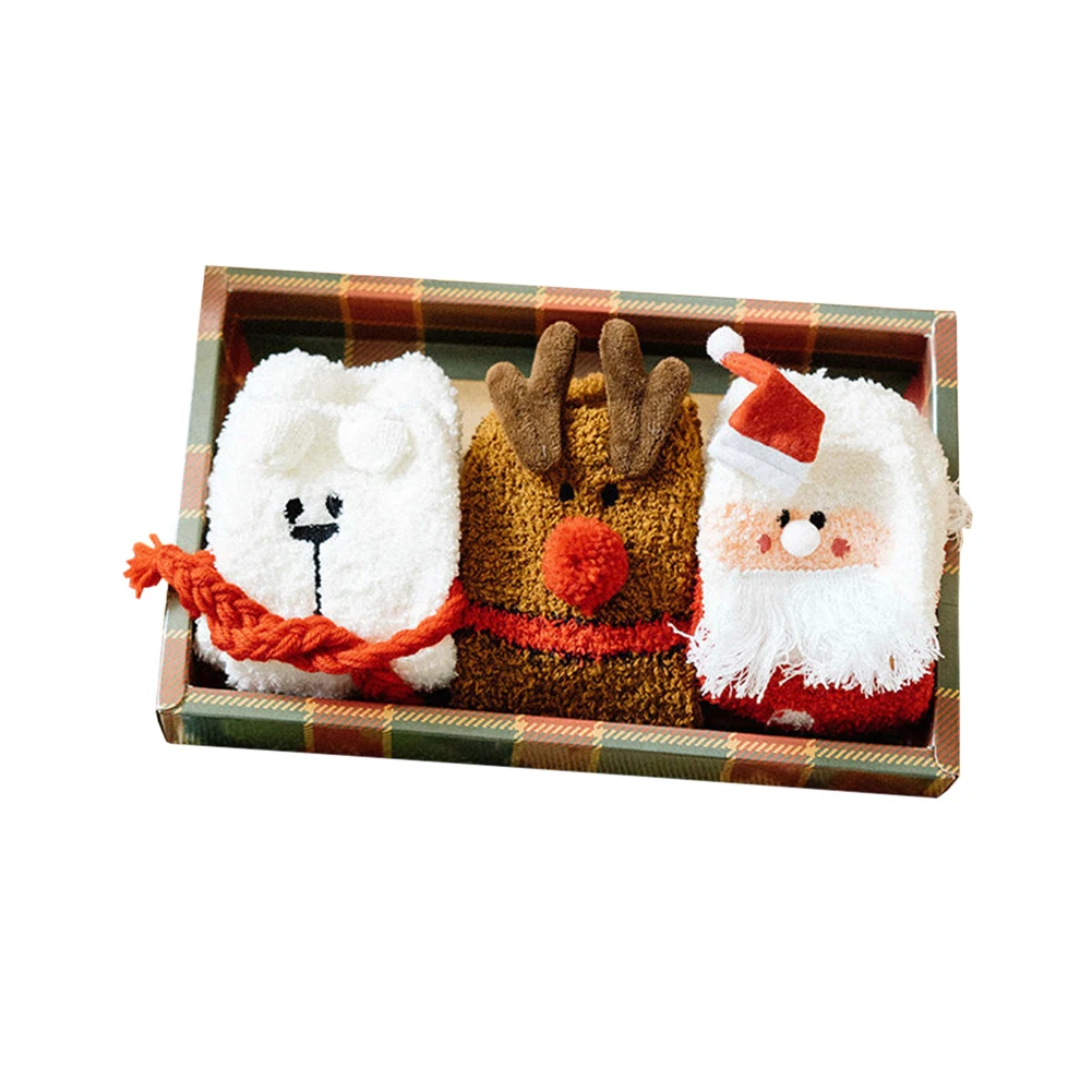 3 Pairs Womens Christmas Socks Winter Warm Christmas Cotton Cosy Socks Christmas DeerPrint cute Socks elasticity Xmas Socks 
3 Pairs Womens Christmas Socks Winter Warm Christmas Cotton Cosy Socks Christmas DeerPrint cute Socks elasticity Xmas Socks