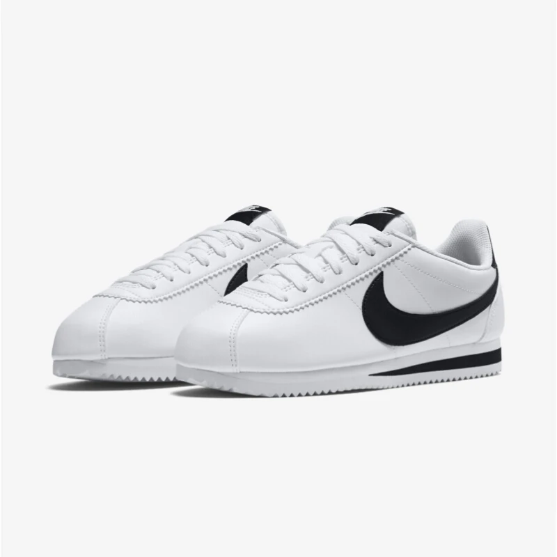 

NikeClassic Cortez First Year White Red Black And White Forrest Gump Casual Shoes Women's Shoes 807471-103 807471-101 37.5
