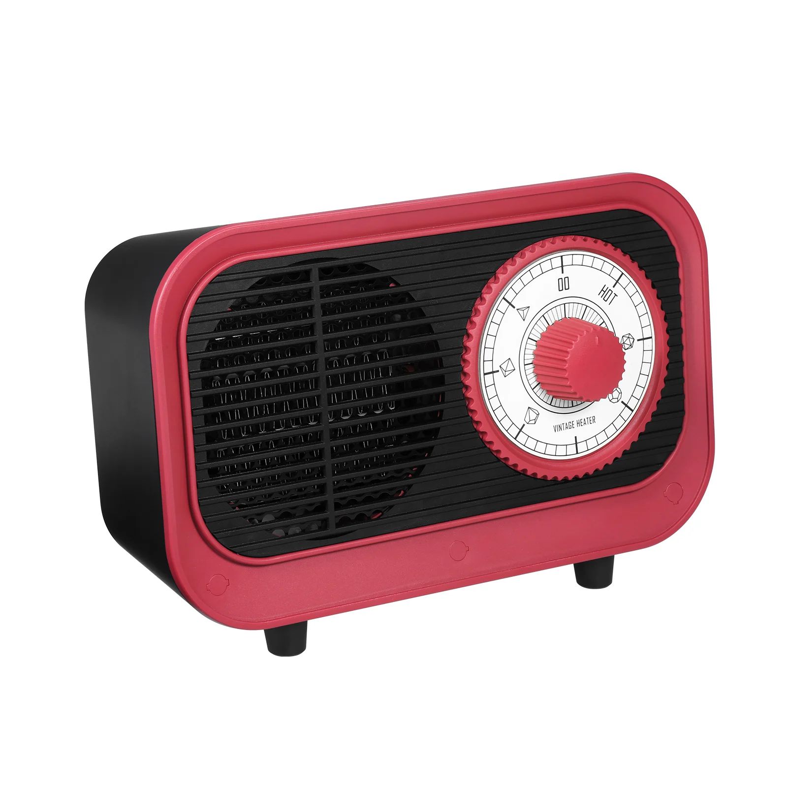 Electric Space Heater Retro Style Heater Quick /Silent Ceramic Heating Overheat Topple Over Protections Space Heaters 110V
Electric Space Heater Retro Style Heater Quick /Silent Ceramic Heating Overheat Topple Over Protections Space Heaters 110V