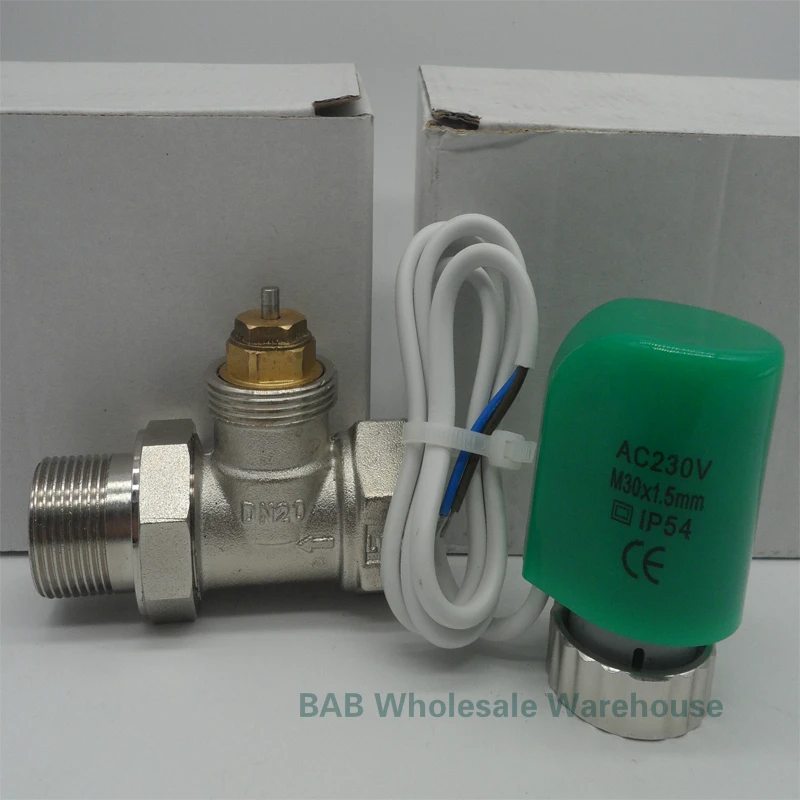 Brass thermostatic radiator valve with 230V Normally Open Normally close electric thermal actuator for flooring Heating system
Brass thermostatic radiator valve with 230V Normally Open Normally close electric thermal actuator for flooring Heating system