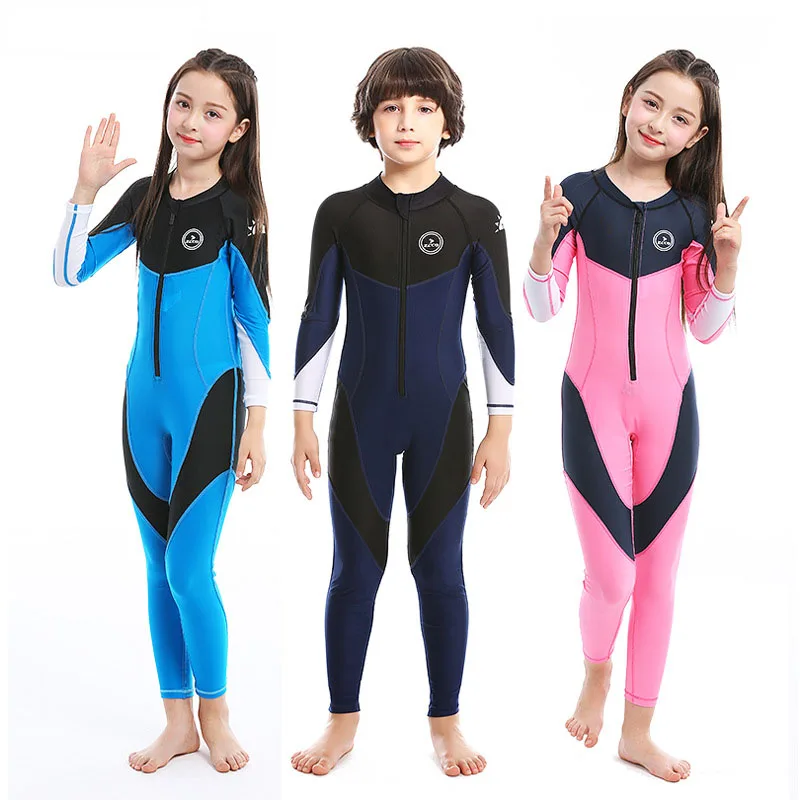 New Neoprene Suit Child Outdoor Snorkeling One-piece Swimming Wetsuit Boys Drysuit Long-sleeve Diving Clothes Swimsuit For Girls
New Neoprene Suit Child Outdoor Snorkeling One-piece Swimming Wetsuit Boys Drysuit Long-sleeve Diving Clothes Swimsuit For Girls