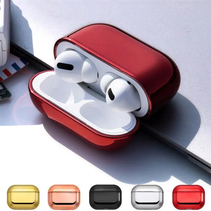 Hard PC Wireless Headphone Case Suitable for AirPods 1 2 PC Plating Protective Cover Suitable For AirPods Pro Protective Case
Hard PC Wireless Headphone Case Suitable for AirPods 1 2 PC Plating Protective Cover Suitable For AirPods Pro Protective Case