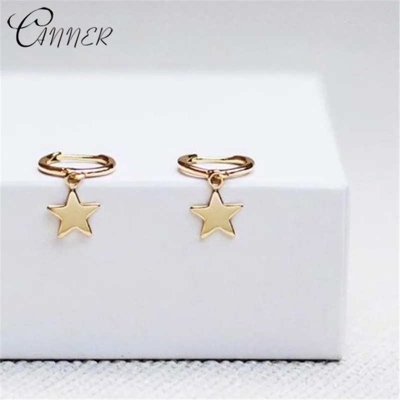 CANNER Fashion Five-pointed Star Stud Earrings Simple Gold Stars Earings Fahion Jewelry 925 Sterling Silver Earrings for Women
CANNER Fashion Five-pointed Star Stud Earrings Simple Gold Stars Earings Fahion Jewelry 925 Sterling Silver Earrings for Women