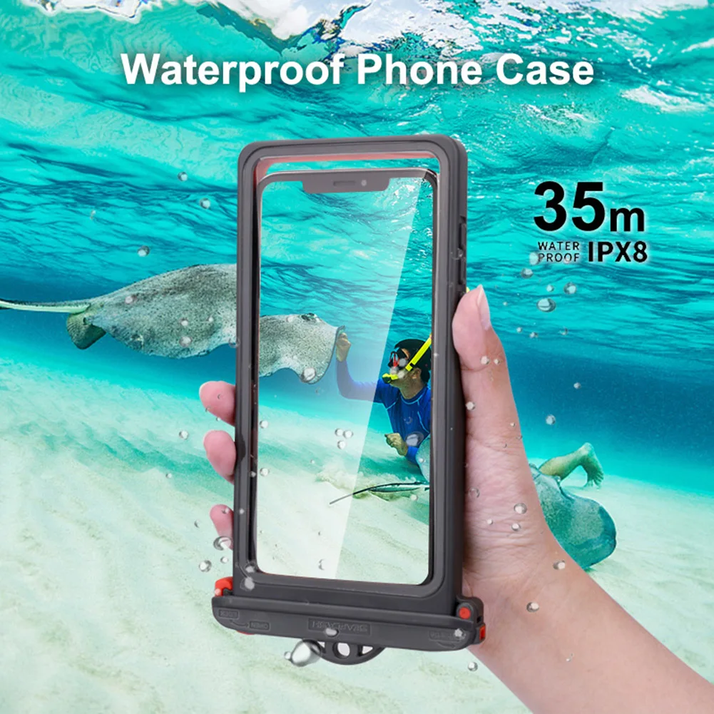 New Waterproof Phone Case Swim Pouch Bag Case For Samsung S10 S8 Anti-falling Cover For iPhone 11 XS MAX 8 7 6 Below 6.9 inch
New Waterproof Phone Case Swim Pouch Bag Case For Samsung S10 S8 Anti-falling Cover For iPhone 11 XS MAX 8 7 6 Below 6.9 inch