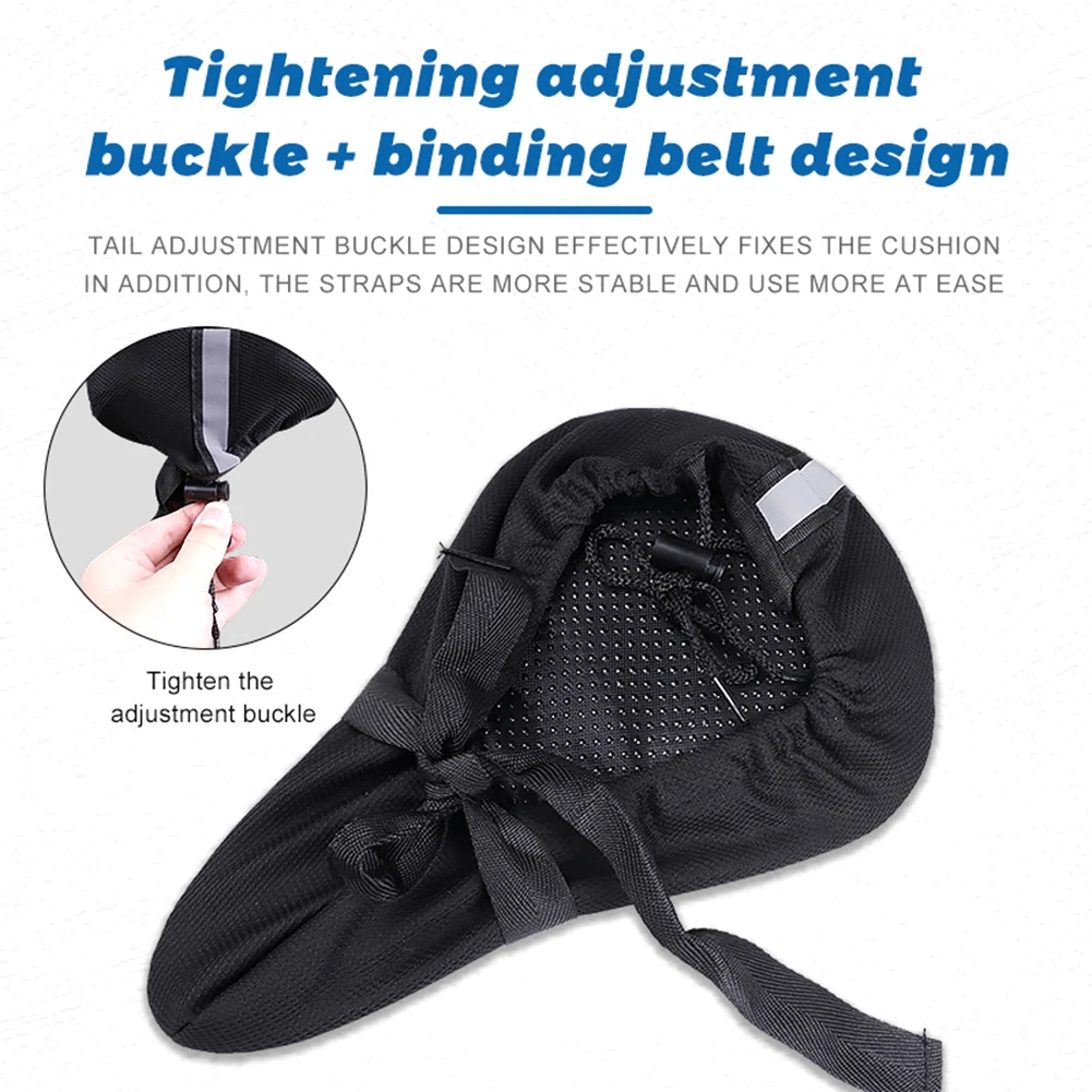 Thickened Bike Seat Cushion Breathable Bicycle Saddle Seat Cover Comfortable Mountain Road Bike Silicone Bicycle seat cover
Thickened Bike Seat Cushion Breathable Bicycle Saddle Seat Cover Comfortable Mountain Road Bike Silicone Bicycle seat cover