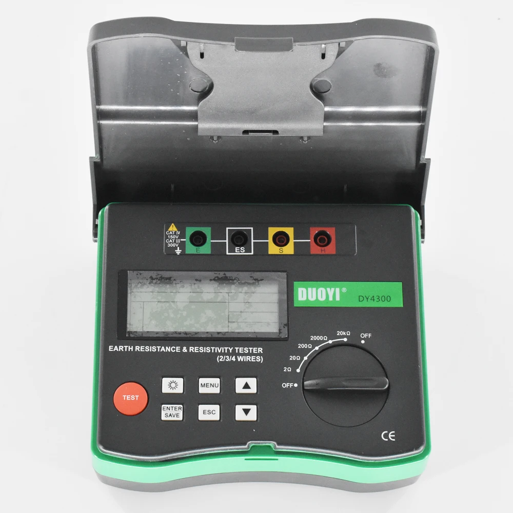 Цифровой измеритель сопротивления заземления DY4300
Цифровой измеритель сопротивления заземления DY4300