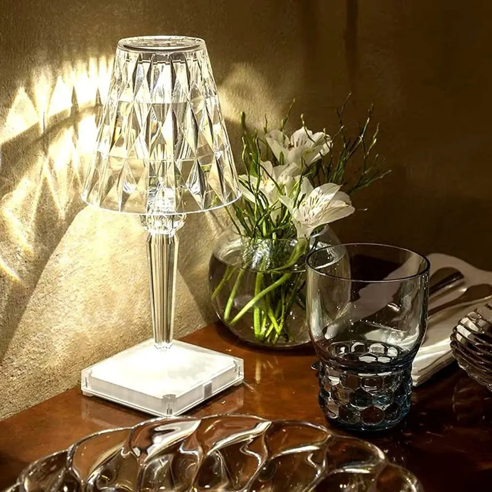 Diamond Table Lamp USB Touch Sensor Bar Light Decor Restaurant Table Lamps Romantic Nightlight Fixture Bed Lamp
Diamond Table Lamp USB Touch Sensor Bar Light Decor Restaurant Table Lamps Romantic Nightlight Fixture Bed Lamp