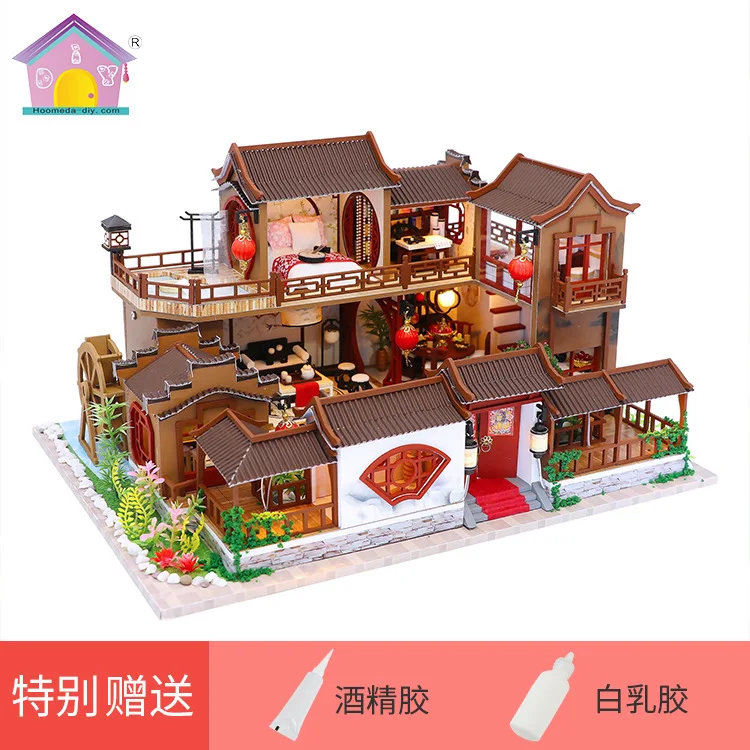 Creative Architectural Model Customized Gifts Handmade DIY Doll House in Datang Ancient Town
Creative Architectural Model Customized Gifts Handmade DIY Doll House in Datang Ancient Town