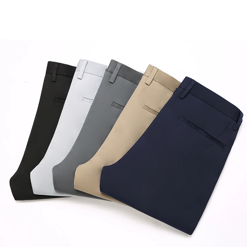 Spring Summer high quality cotton stretch comfortable lightweight straight casual pants business casual brand men's trousers
Spring Summer high quality cotton stretch comfortable lightweight straight casual pants business casual brand men's trousers
