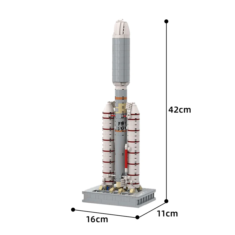 Titan IIIE Centaur 1/110 scale Space Star MOC Building Blocks Collection Advanced Model Creative Aviation Rocket Series Toys
Titan IIIE Centaur 1/110 scale Space Star MOC Building Blocks Collection Advanced Model Creative Aviation Rocket Series Toys
