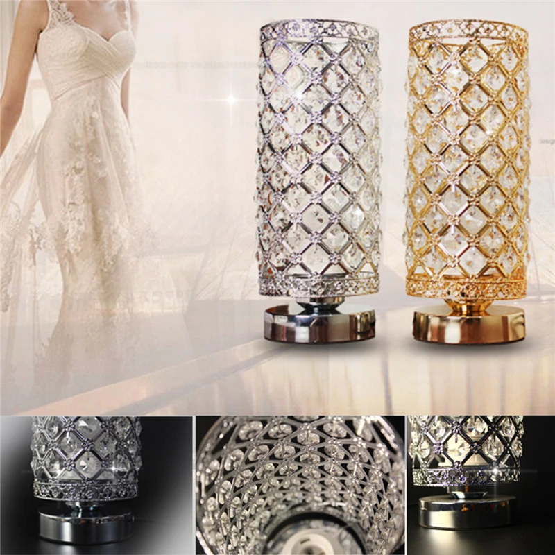 Modern LED Crystal Desk Table Lamp E27 Adjustable Bedside Nightstand Light Home Decoration Indoor Lighting
Modern LED Crystal Desk Table Lamp E27 Adjustable Bedside Nightstand Light Home Decoration Indoor Lighting
