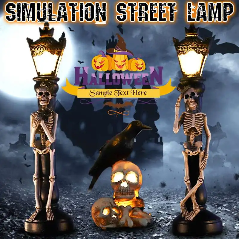 Имитация каучука украсветильник черепа свет для вечерние двора реквизит для оформления Хэллоуин уличный фонарь Скелет декоративная лампа ...
Имитация каучука украсветильник черепа свет для вечерние двора реквизит для оформления Хэллоуин уличный фонарь Скелет декоративная лампа ...