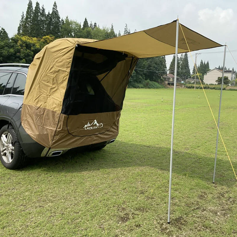 LADUTA Car Trunk Tent Sunshade Rainproof Tailgate Shade Awning Tent for Car Self-Driving Tour Barbecue Outdoor Camping
LADUTA Car Trunk Tent Sunshade Rainproof Tailgate Shade Awning Tent for Car Self-Driving Tour Barbecue Outdoor Camping
