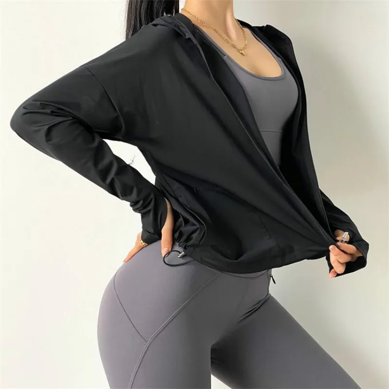 Peatacle Hooded Sports Jacket Women's Casual Loose Running Quick Dry Yoga Clothes Fitness Long Sleeve
Peatacle Hooded Sports Jacket Women's Casual Loose Running Quick Dry Yoga Clothes Fitness Long Sleeve