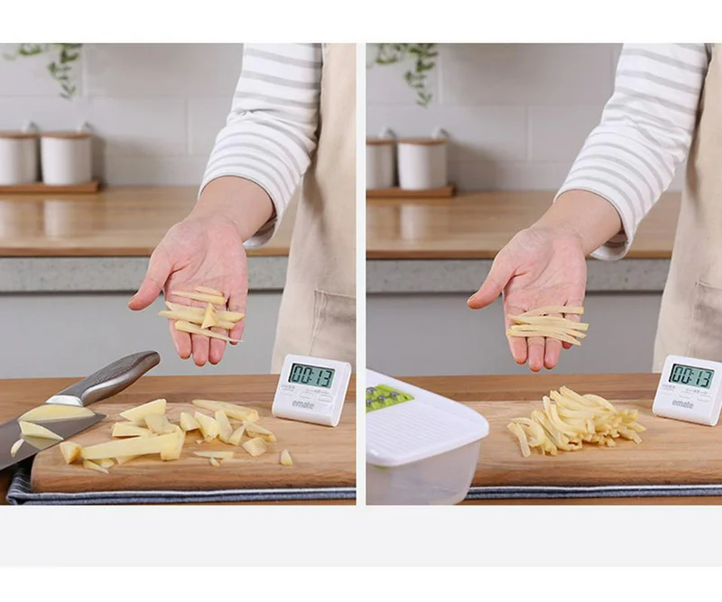 Multifunctional Manual Vegetable Slicer 8 Stainless Steel Interchangeable Blade Kitchen Utensils Carrot Potato Peeler Slicer
Multifunctional Manual Vegetable Slicer 8 Stainless Steel Interchangeable Blade Kitchen Utensils Carrot Potato Peeler Slicer