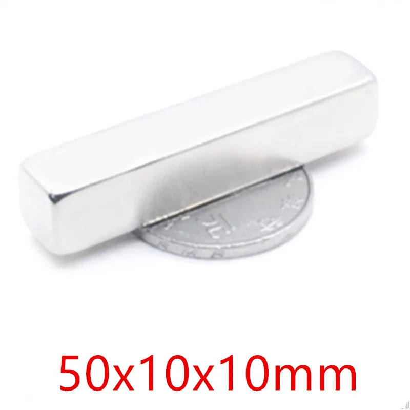 5/20Pcs Block Magnets 50x10x10mm Strong Powerful N35 NdFeB Rectangular Neodymium Magnet Permanent Magnetic Imanes De Neodimio
5/20Pcs Block Magnets 50x10x10mm Strong Powerful N35 NdFeB Rectangular Neodymium Magnet Permanent Magnetic Imanes De Neodimio