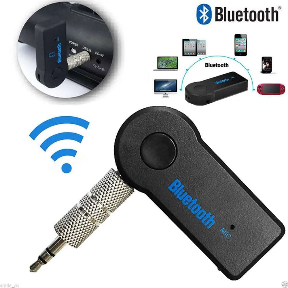 Мини музыкальный адаптер стерео Bluetooth гарнитура AUX аудио приемник беспроводной 41