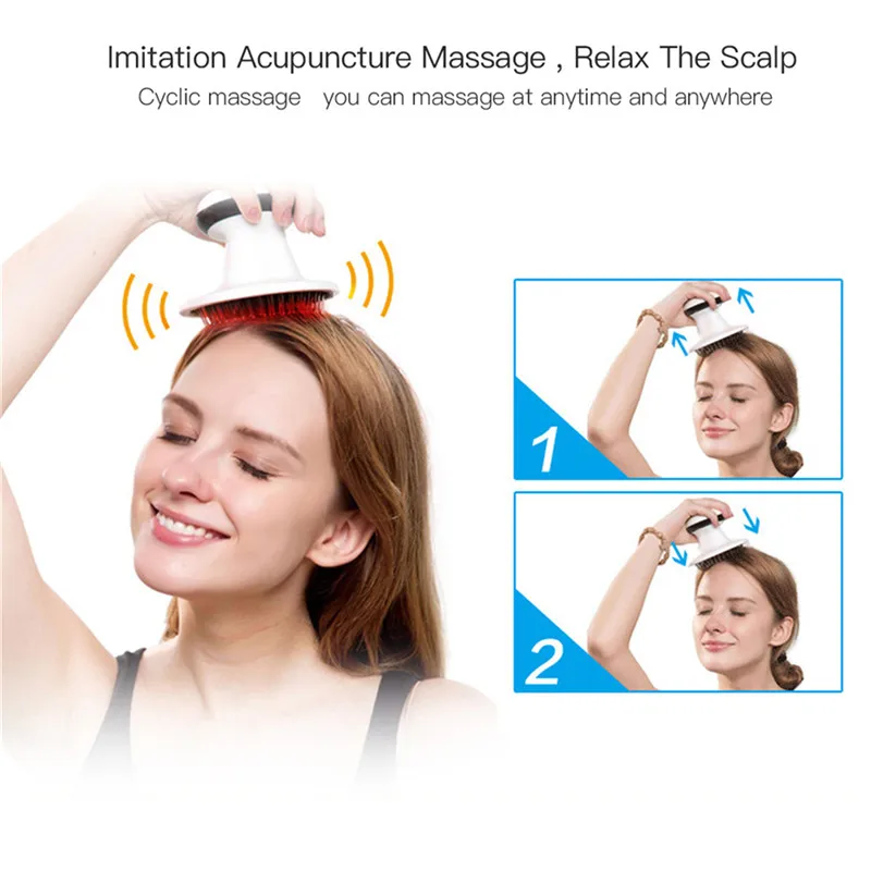CkeyiN Infrared Electric Head Massager Head Scalp Neck Massage Relieve Stress Headache Insomnia Massage Claw Massager Battery
CkeyiN Infrared Electric Head Massager Head Scalp Neck Massage Relieve Stress Headache Insomnia Massage Claw Massager Battery